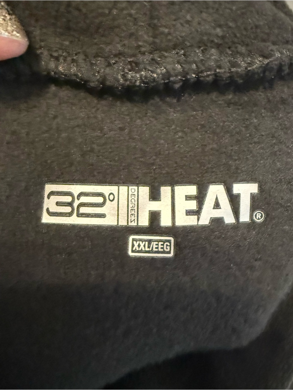 32 Degrees Heat - Black Fleece Mock Turtleneck Pullover - NWT - Picture 2 of 5